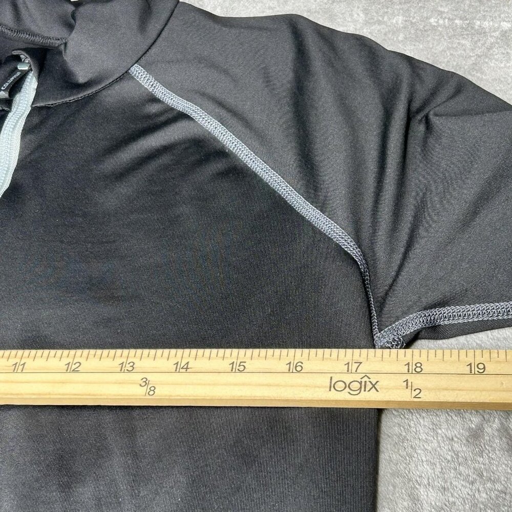 ColdPruf Pullover Women Large Black 1/4 Zip Thermal Base Layer Performance Shirt - Picture 5 of 9